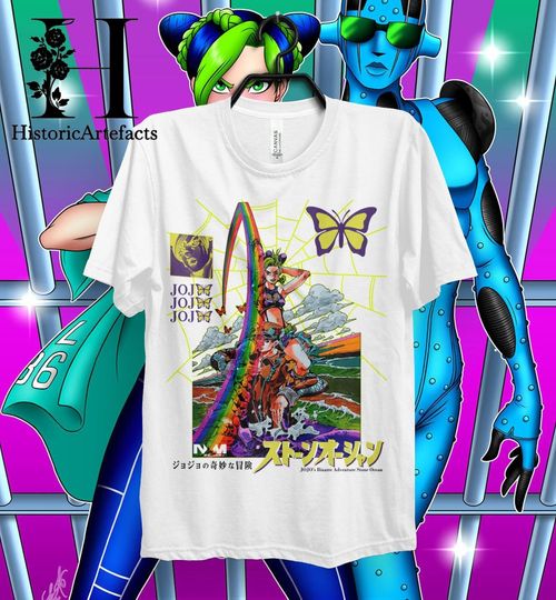 Vintage Jolyne Cujoh Jojo's Bizzare Adventure T-Shirt