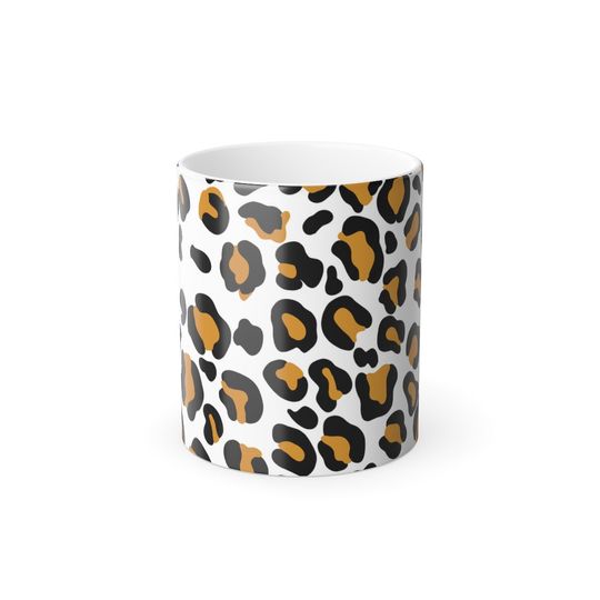 Cheetah Print Color Changing Mug 11oz