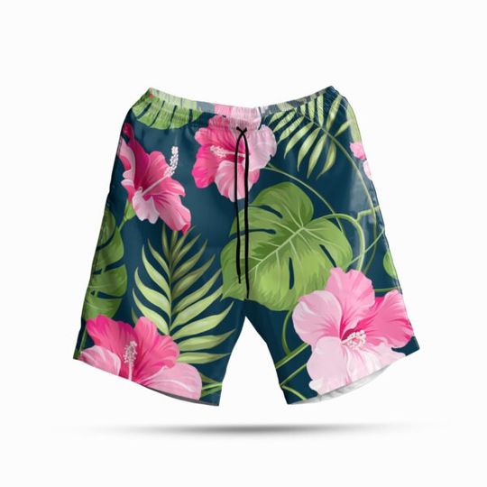 Let's drink Crown Royal men Hawaiian short