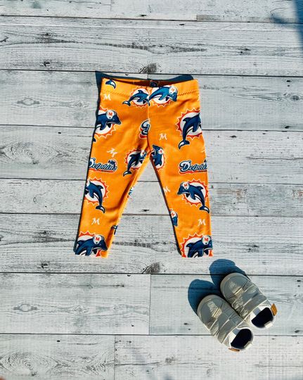 Miami Dolphins Leggings | Orange Pants | Football Clothes