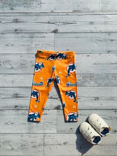 Miami Dolphins Leggings | Orange Pants | Football Clothes