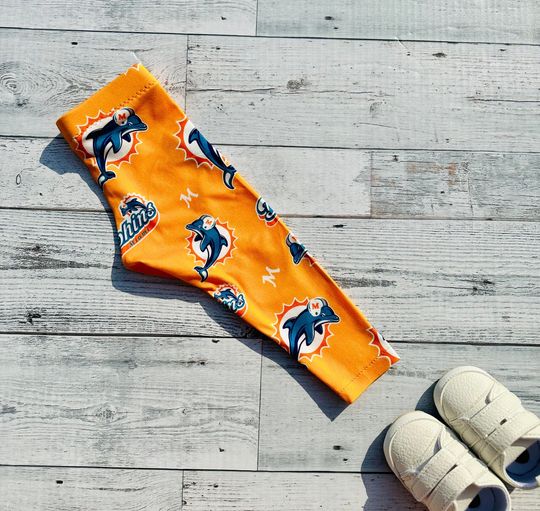 Miami Dolphins Leggings | Orange Pants | Football Clothes