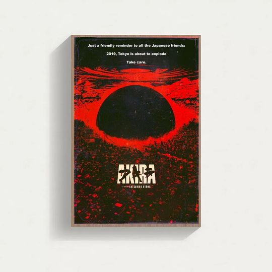 Akira Film classic movie canvas poster unframe multiple choice