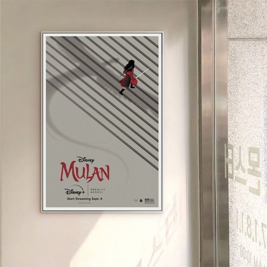 Mulan Film classic movie canvas poster unframe multiple choice