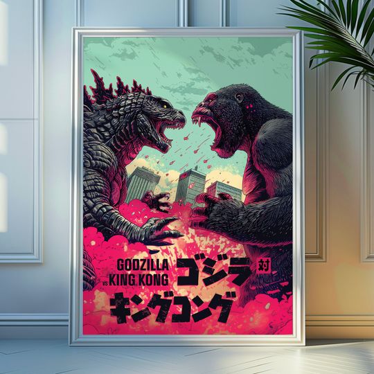 god zilla vs King Kong Poster