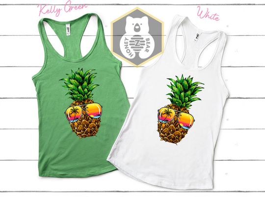 Sunglasses Pineapple Tank Top