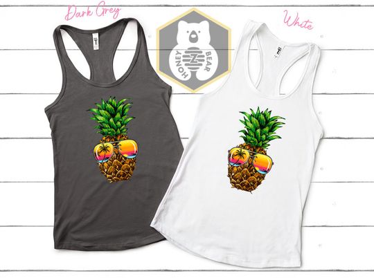 Sunglasses Pineapple Tank Top