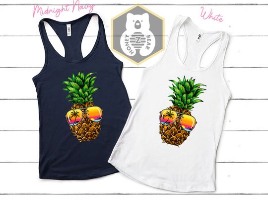 Sunglasses Pineapple Tank Top