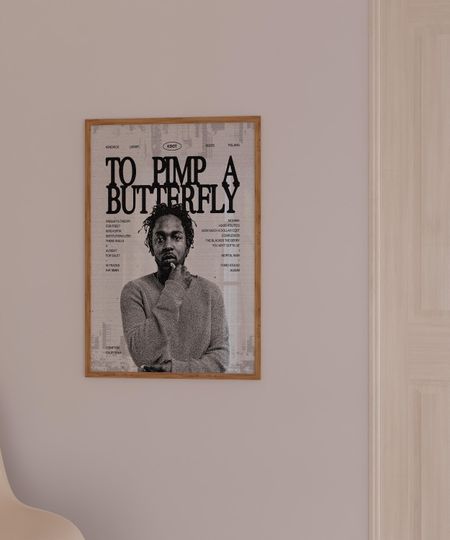 Kendrick Lamar To Pimp A Butterfly Poster