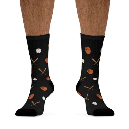 Novelty Baseball Socks