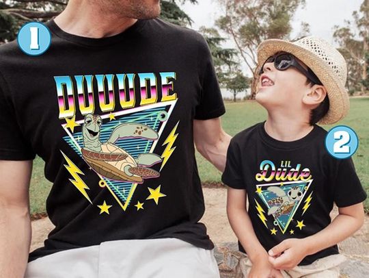 Duuude And Lil Dude Shirt, Disneyland Dad And Son Matching Shirt, Finding Nemo Shirt, Family Trip Shirt, Fathers Day Shirt, Dad Life Shirt