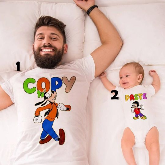 Goofy And Max Goof Copy Paste Shirt, Goofy And Max Goof Shirt, Goofy Dad Shirt, Fathers Day Shirt, Gift For Dad, Goofy Movie Best Dad Ever