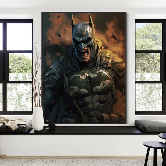 Batman Poster | The Dark Knight Movie Poster | Batman Gift