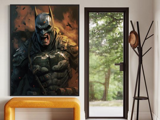 Batman Poster | The Dark Knight Movie Poster | Batman Gift