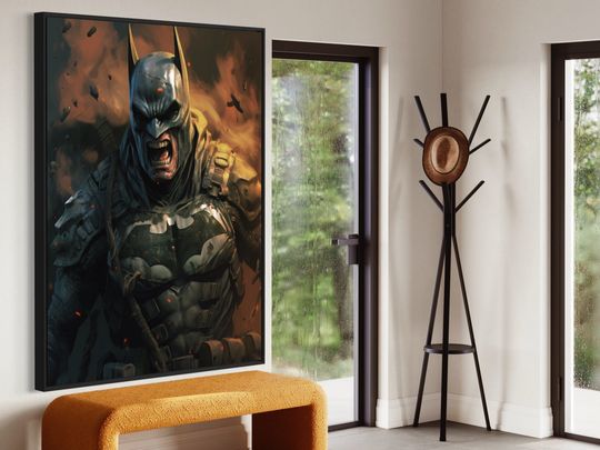 Batman Poster | The Dark Knight Movie Poster | Batman Gift