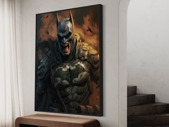 Batman Poster | The Dark Knight Movie Poster | Batman Gift