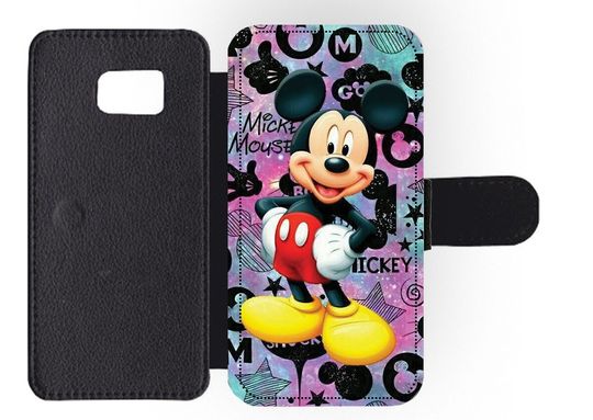 Wallet Phone Cover with Card Inserts,  Phone Case, Disney Mickey Mouse