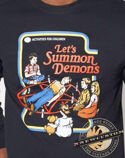 Let's Summon Demons Halloween Sweatshirt, Halloween Shirt