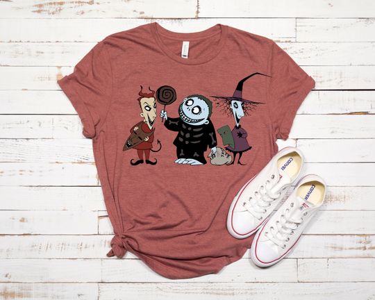 Lock ,Shock and Barrel Shirt, Halloween T-Shirt, Nightmare Before Christmas T-Shirt
