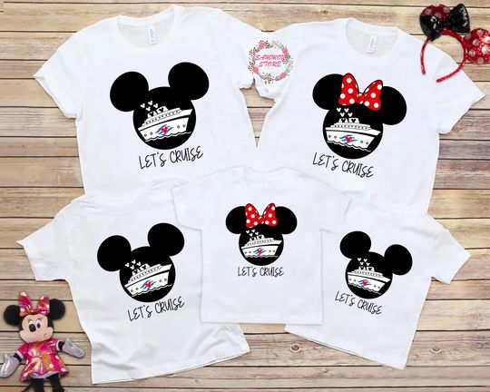 Let's Cruise, Disney Cruise Shirt, Disney Cruise Matching Shirt, Disney Shirt