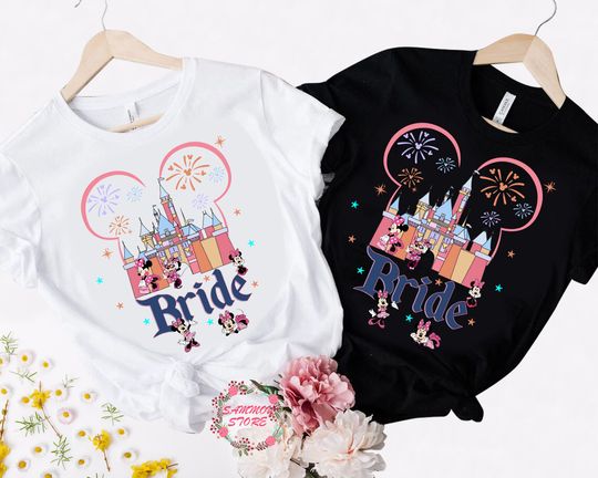 Disney Bride Shirt, Minnie Bride Shirt, Disney Bridesmaid Shirt, Disney Bachelorette Party Shirt