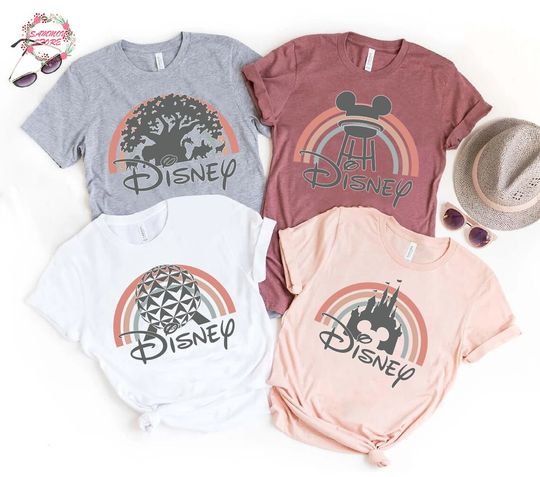 Disney Vintage Shirt, Disney Castle Shirt, Disney Epcot Shirt, Disney Animal Kingdom