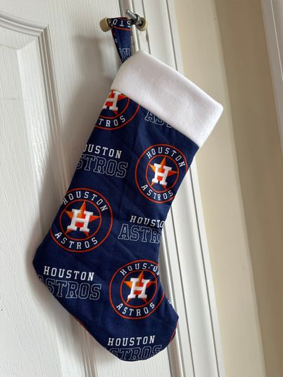 Houston Astros Christmas Stocking Handmade