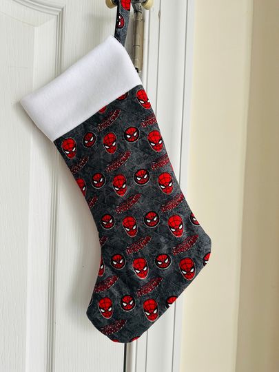 Spiderman Christmas Stocking Free Personalization