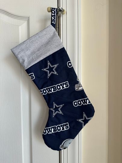 Dallas Cowboys Christmas Stocking Handmade