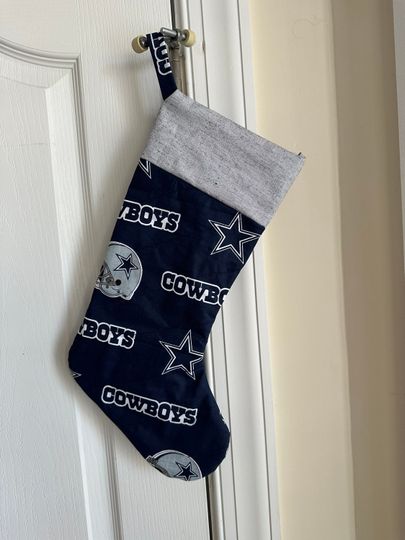 Dallas Cowboys Christmas Stocking Handmade