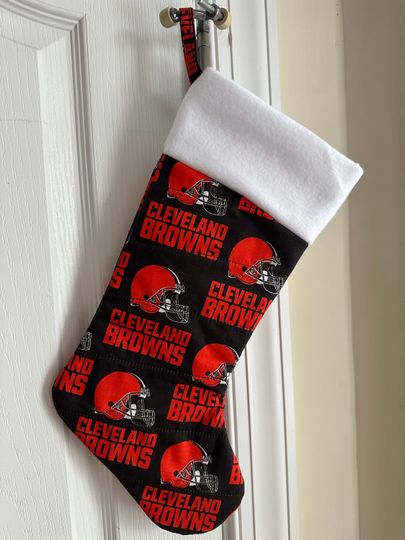 Cleveland Browns Christmas Stocking Handmade Ready to Personalize