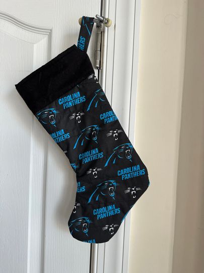 Carolina Panthers Christmas Stocking Handmade