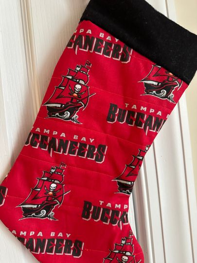Tampa Bay Buccaneers Christmas Stocking Handmade