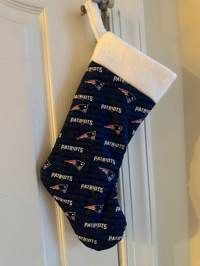New England Patriots Christmas Stocking Ready to Personalize