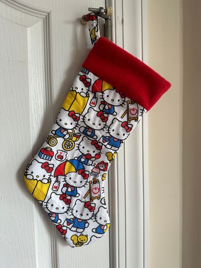 Hello Kitty Christmas Stocking Free Personalization