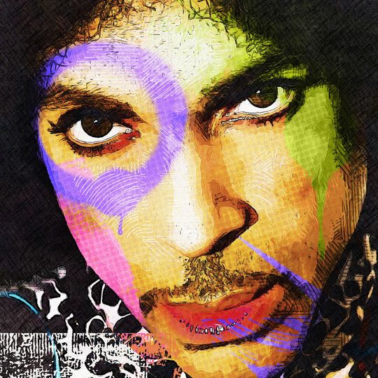 Prince Rogers Nelson Art - Rock Music Wall Design