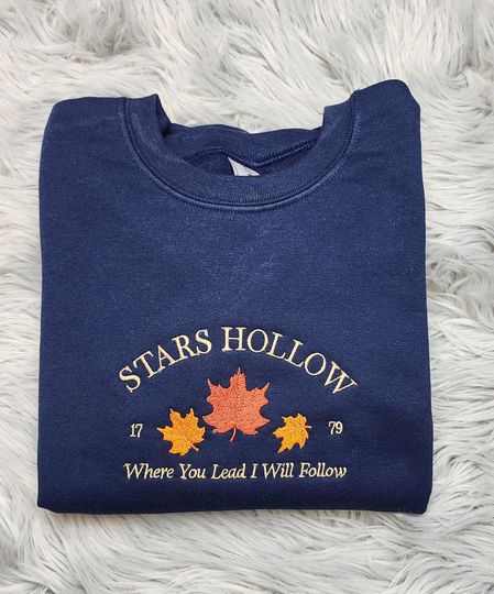 Stars Hollow Embroidered Sweatshirt