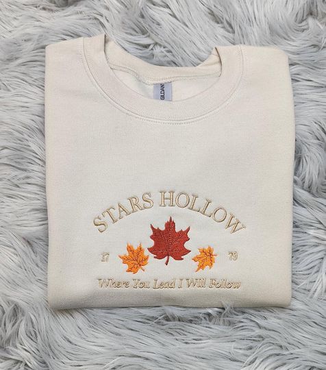 Stars Hollow Embroidered Sweatshirt