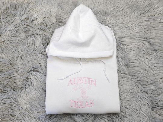 Austin Texas Embroidered Sweatshirt