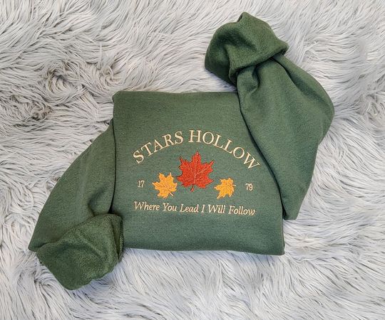 Stars Hollow Embroidered Sweatshirt