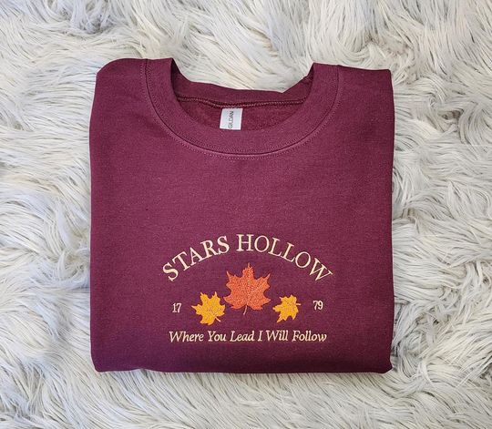 Stars Hollow Embroidered Sweatshirt
