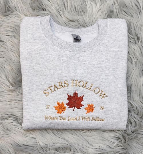 Stars Hollow Embroidered Sweatshirt