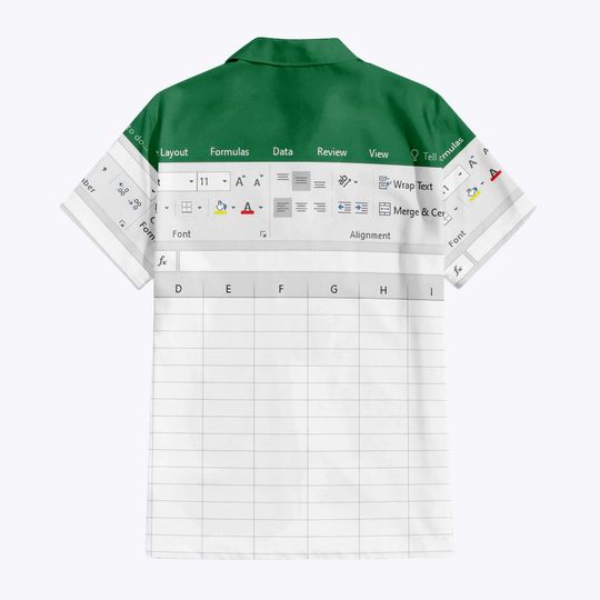 Funny Excel Hawaiian Shirt
