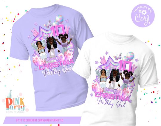 Roblox Kids Birthday Custom T Shirt