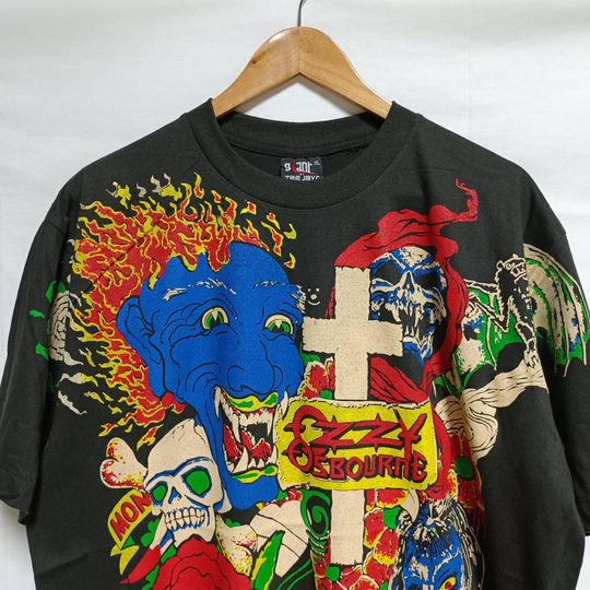 Ozzy osbourne t shirt vintage style