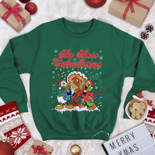 Disney The Three Caballeros Sweatshirt,Three Caballeros Christmas