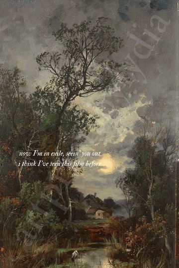 exile print | folklore | Taylorr Swifts