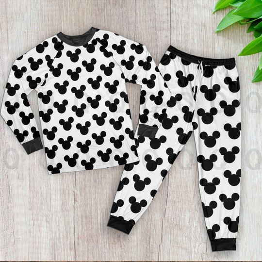 Mickey Cute Pajamas Set, Mickey Pyjama, Disney Pajama