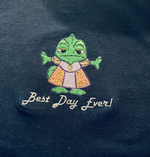 Disney Tangled Pascal Embroidered Shirt, Sweatshirt or Hoodie