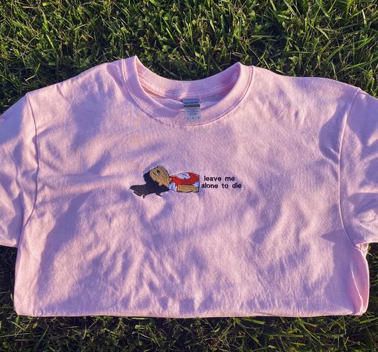 Disney Lilo and Stitch Embroidered Shirt | Leave Me Alone